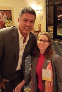 Judith Papo had the honor and privilege of introducing Ron Darling 